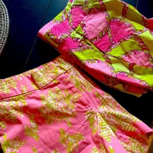 Two pair of crown and ivy shorts size 4